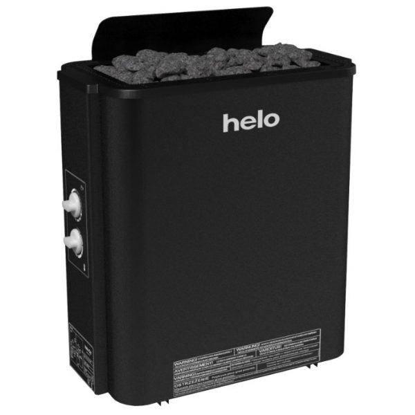 Электрическая печь HELO HAVANNA 90 STS BWT (9 кВт, черный цвет, пассивный парогенератор)