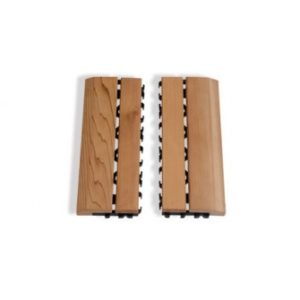 Деревянный коврик Sawo,боковая часть(пара) 595-D-SID (285мм*115мм) кедр